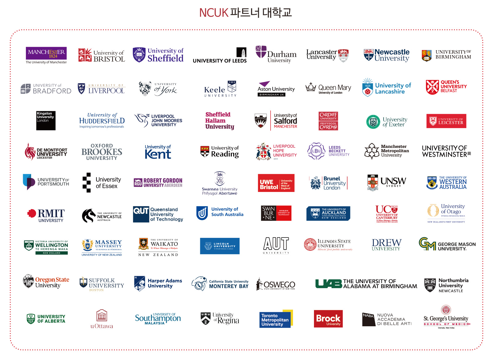 NCUK Universities